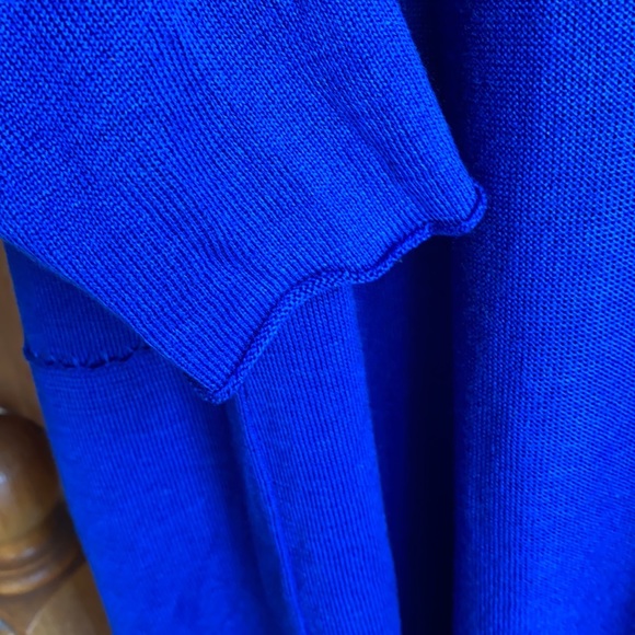 Royal blue Eileen Fisher open-front cardigan / S - Picture 5 of 6